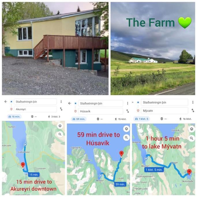 Þorsmoerk Farm 12 Min From Akureyri Apartment Svalbarthseyri Bagian luar foto